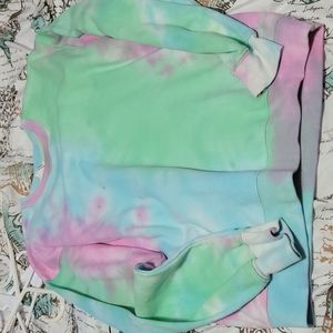 Pastel tie dye sweatshirt